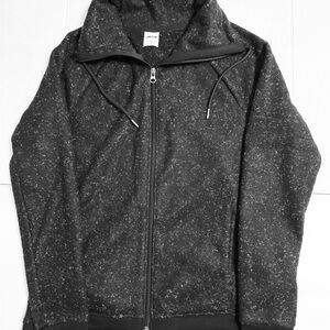 Avia Black Speckled Zip-Up Jacket